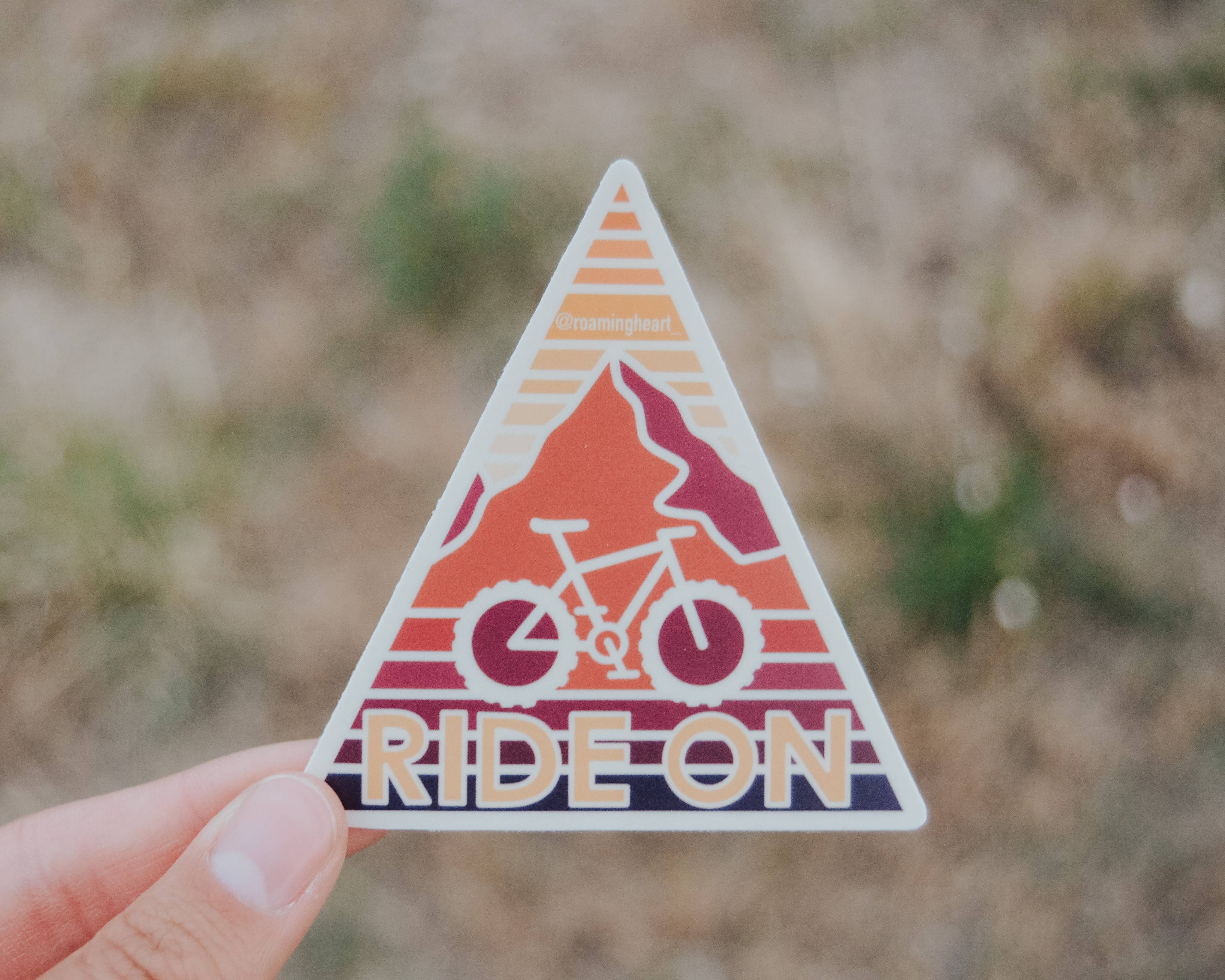 Roaming Heart - Wholesale Sticker - Ride On Mountain Bike | Sticker1