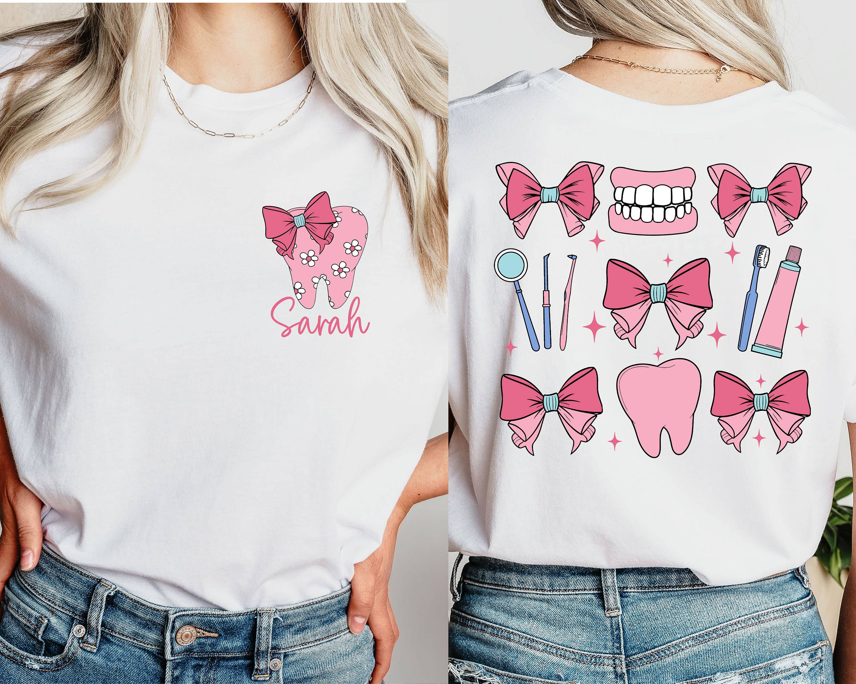 NVC Ecommerce LLC - Wholesale T-Shirt (Graphic) - Women's - Custom Dental Shirt, Save Teeth T-Shirt, Dental Hygiene Tee0