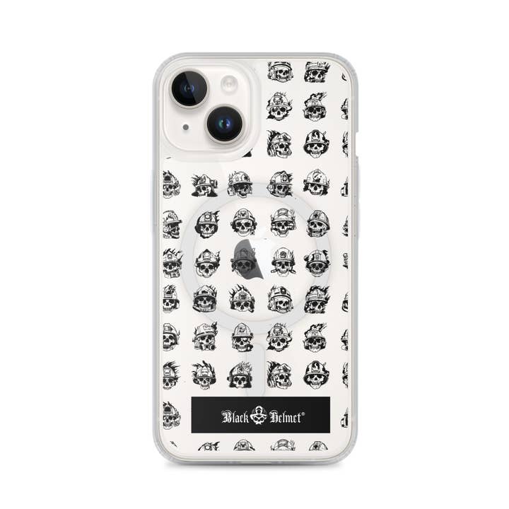 Skull Life MagSafe® Clear Case for iPhone® for wholesale by Black Helmet