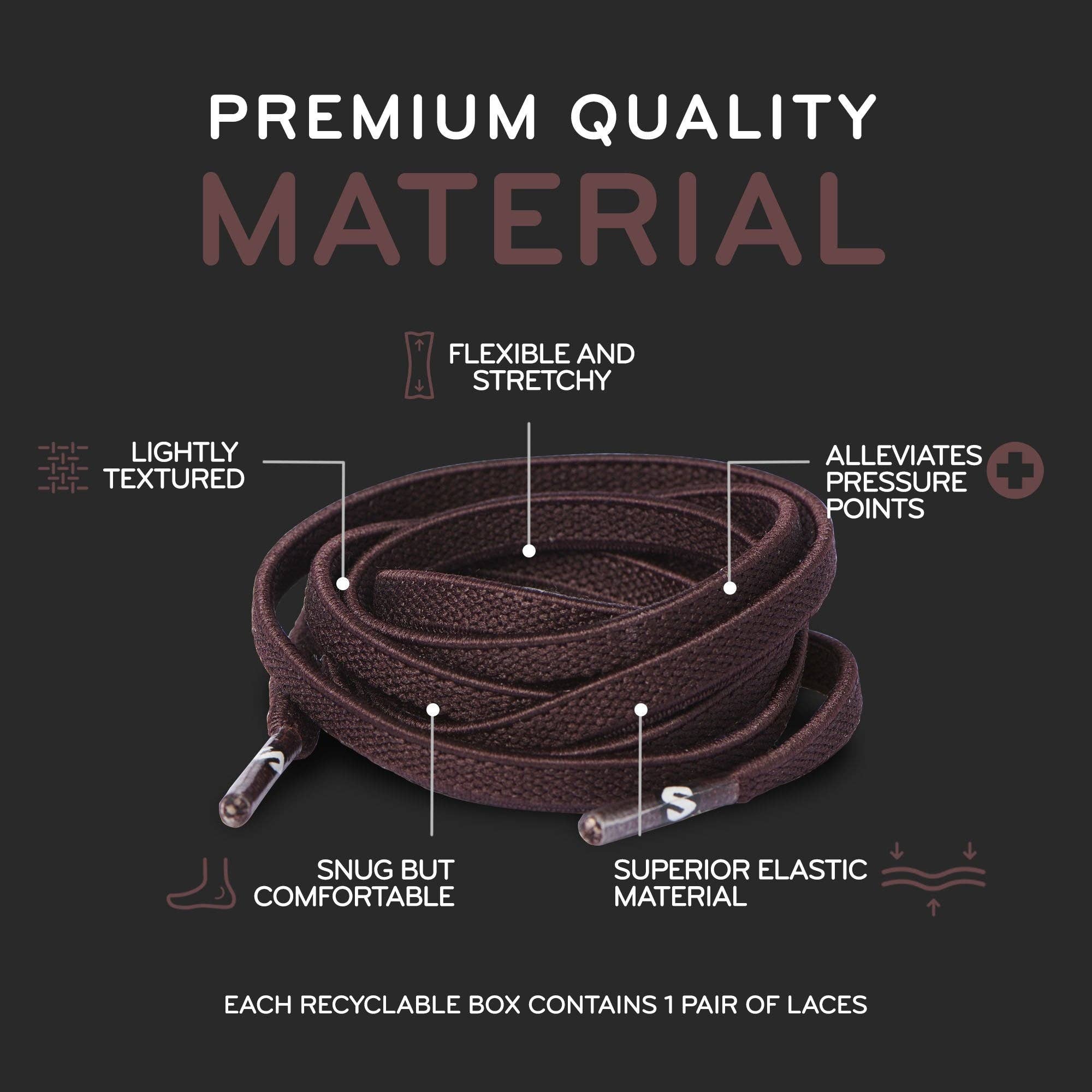 The Original Stretchlace - Vendita all'ingrosso Lacci per scarpe - Unisex - Lacci per scarpe elastici piatti17