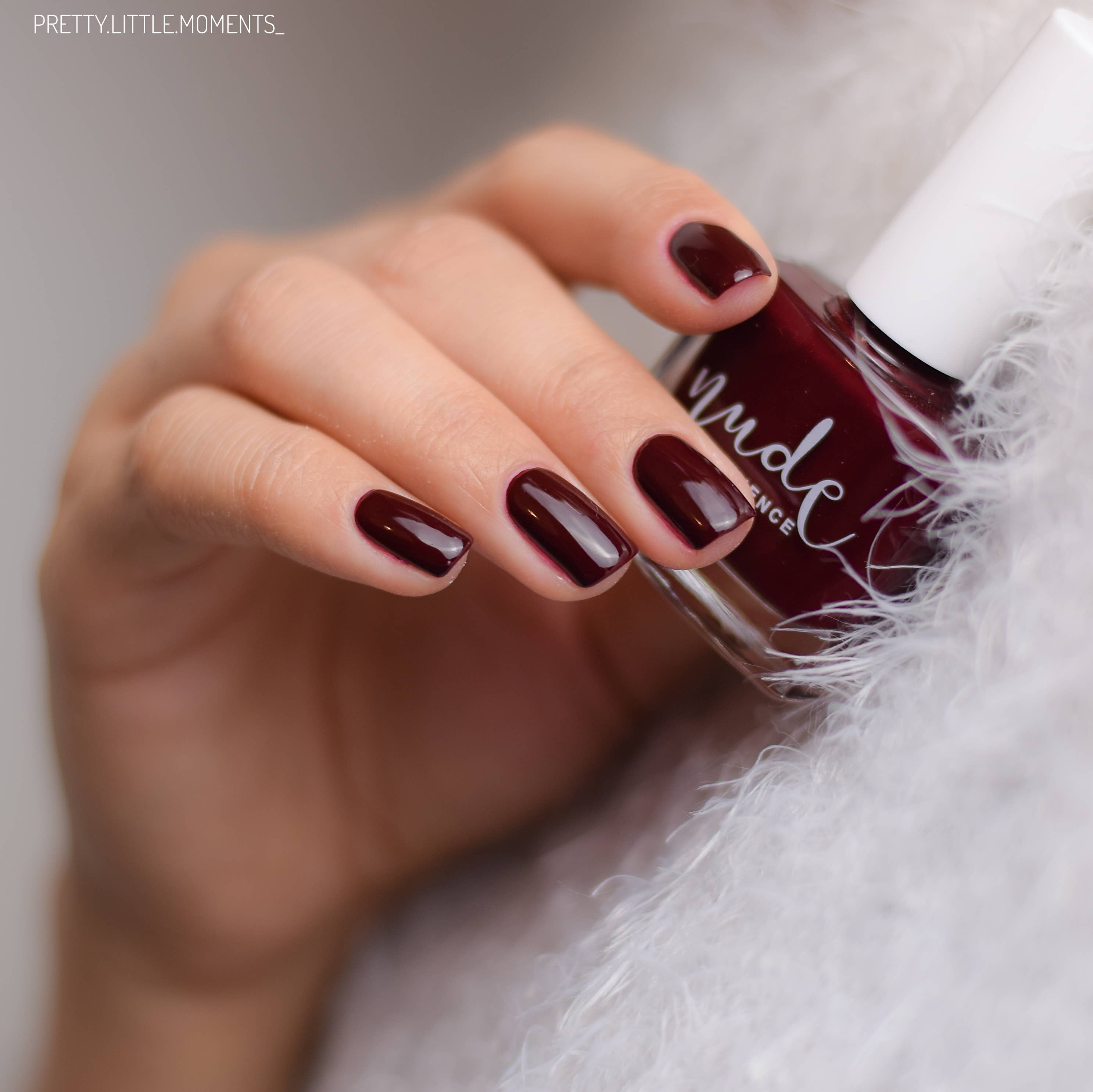 Nude experience - Wholesale Nail Polish - Nail polish Bio-sourced - TANGO - Reddish-black4