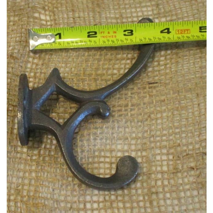 Midwest Craft House - Wholesale Wall Hook - Iron Edwardian Double Coat Hook1