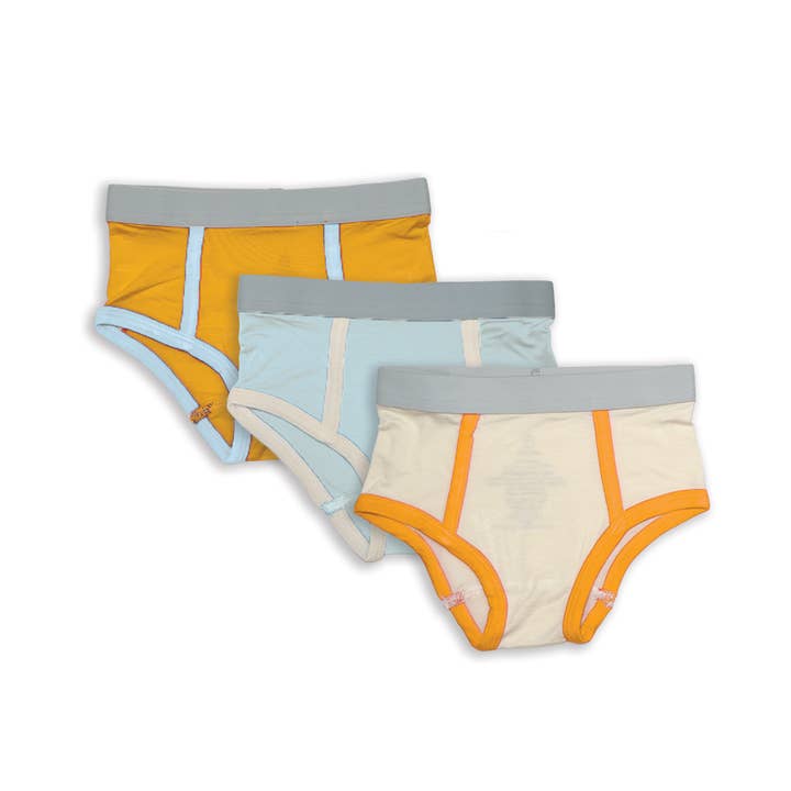 Bambu pojkens kalsonger - 3-pack för wholesale av Silkberry Baby