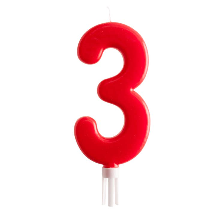 red Giant birthday candle for cakes, 15 cm for wholesale on Faire12