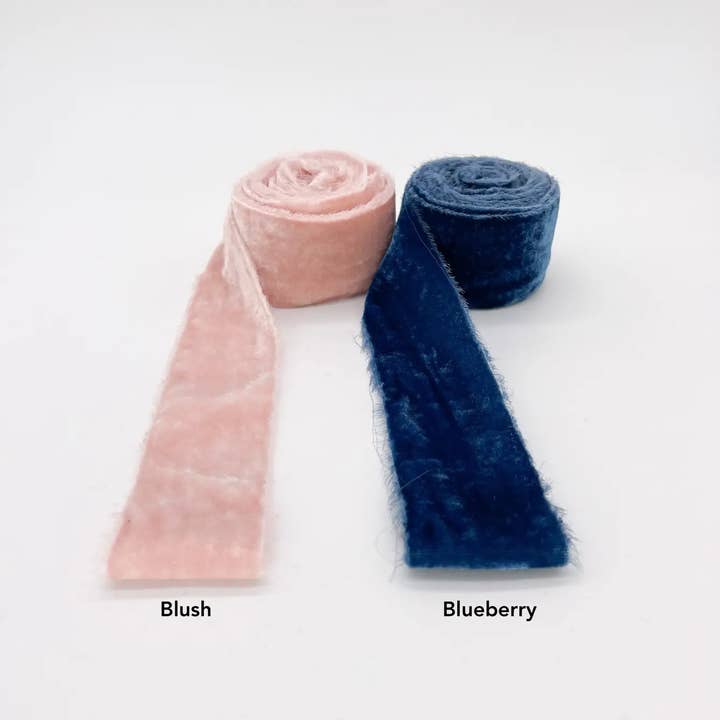 Trim & Twine - Wholesale Ribbon - Gift Wrapping - Boxed 2" Raw Edge Velvet Ribbon - 33 Colors 13