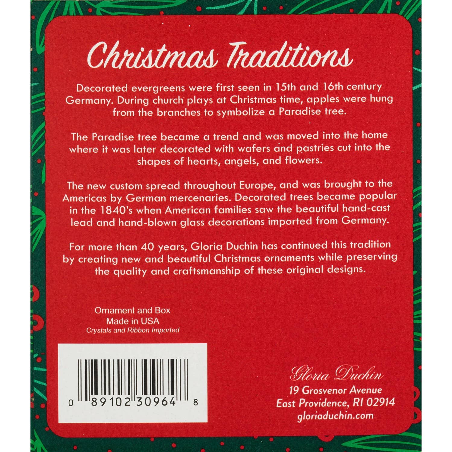 Gloria Duchin - Wholesale Ornament - Birthstone Bear Ornament26