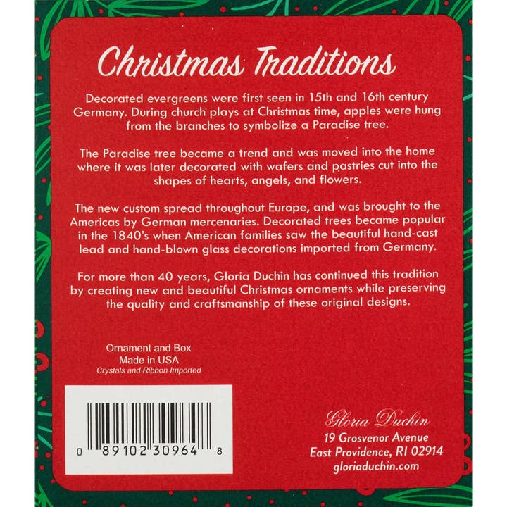 Gloria Duchin - Wholesale Ornament - Birthstone Bear Ornament26