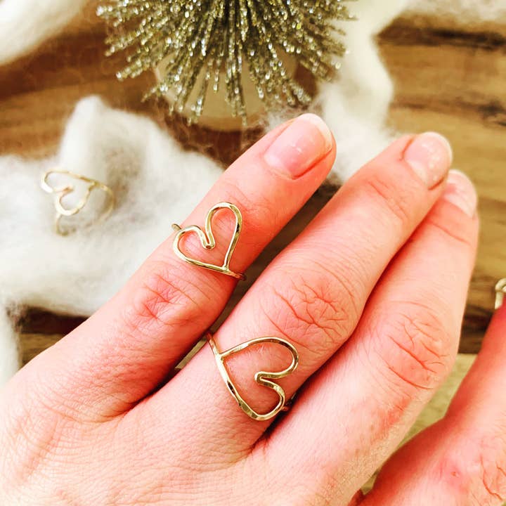 Notions of Lovely - Wholesale Band/Stacked Ring - Sweetheart Ring