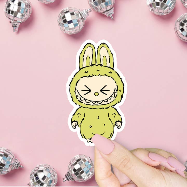 ShopSourSweetener - Wholesale Sticker - Labubu Sticker, Trinket, Just A Girl, Trendy Blind Box