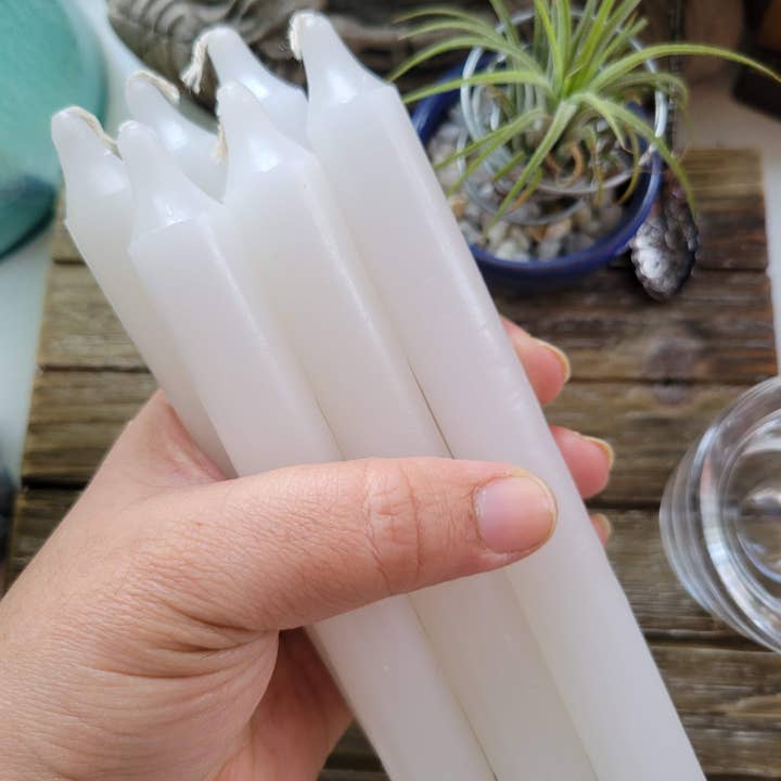 My Magic Place Shop - Wholesale Pillar Candle - 6-Inch Spell Candle White Candles Pack of 61
