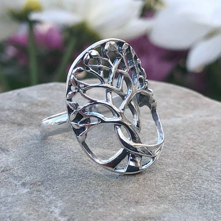 Moonrise Jewelry - Wholesale Cocktail/Statement Ring - R-67 Large Tree of Life Ring5