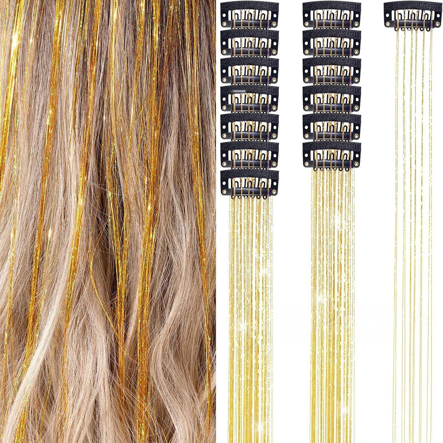 AK Brand - Wholesale Haar extensions - 20 inch glinsterende haartinsels voor extensions kit4