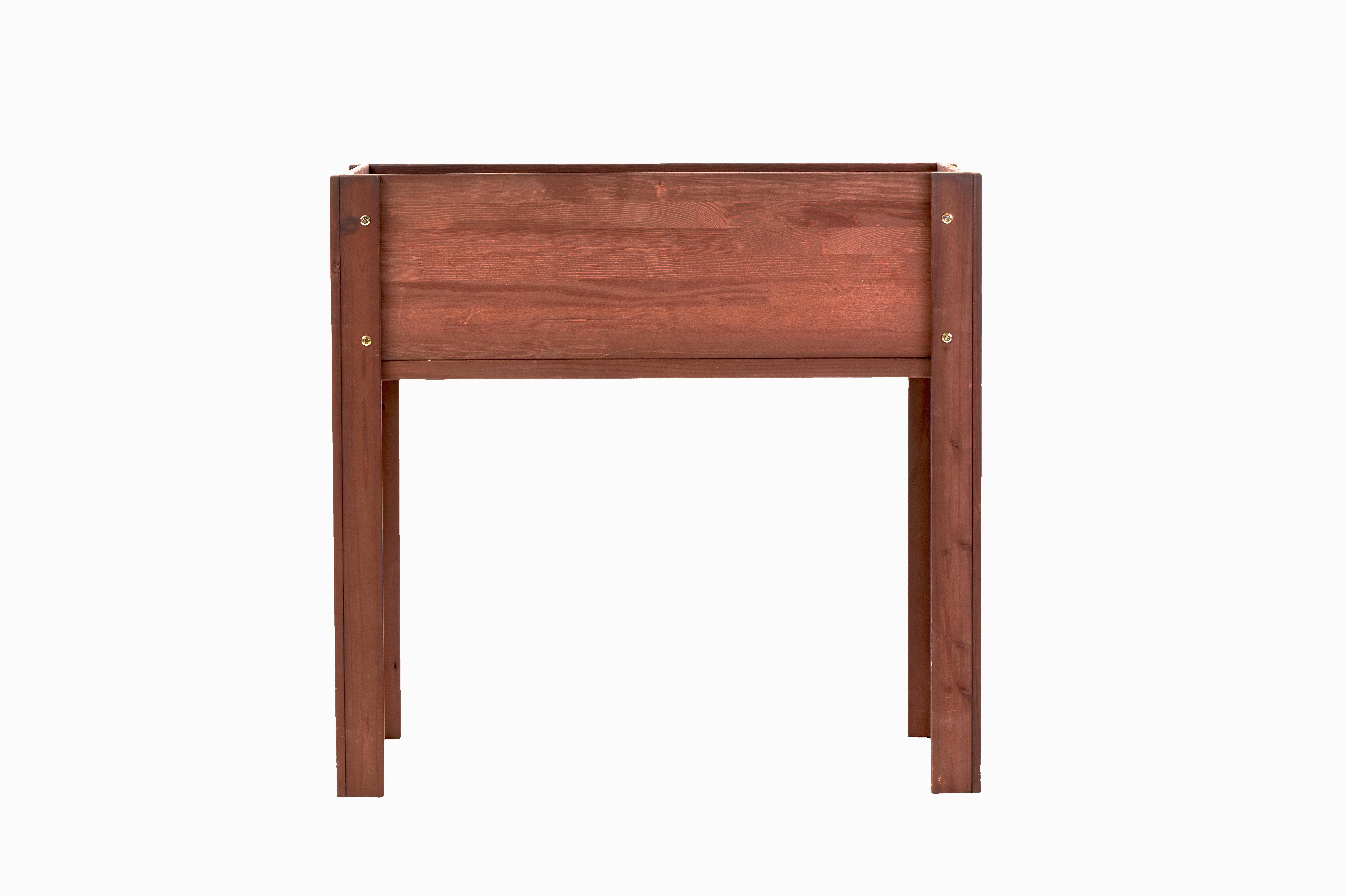 39F Inc. - Wholesale Planter Box - 31" Raised Garden Bed with Legs, Brown/Grey20