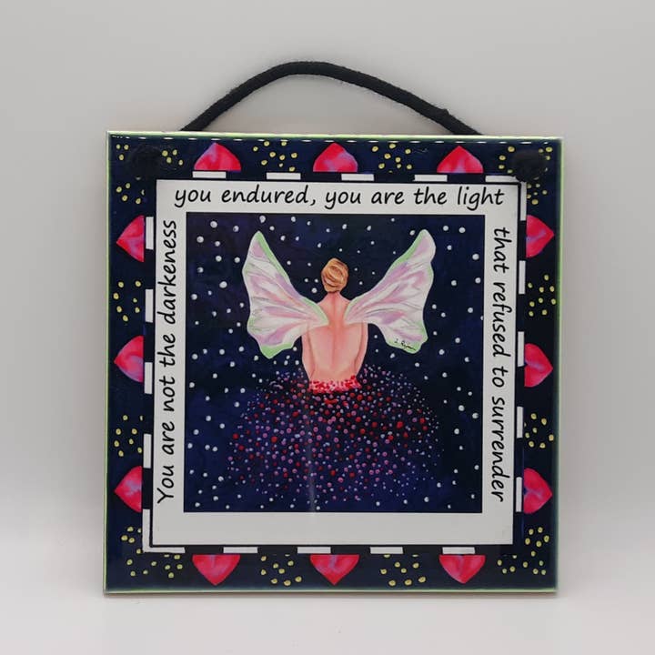 Weigeren om citaat keramische tegels over te geven voor wholesale door Florida Vibes Art / Mungo Key Designs