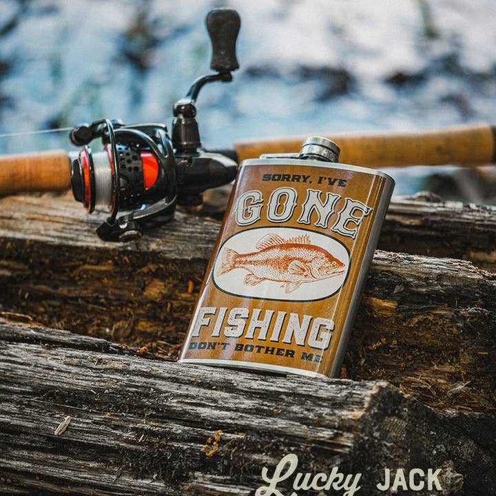 Lucky Jack - Wholesale Flask - Flask - Gone Fishing2