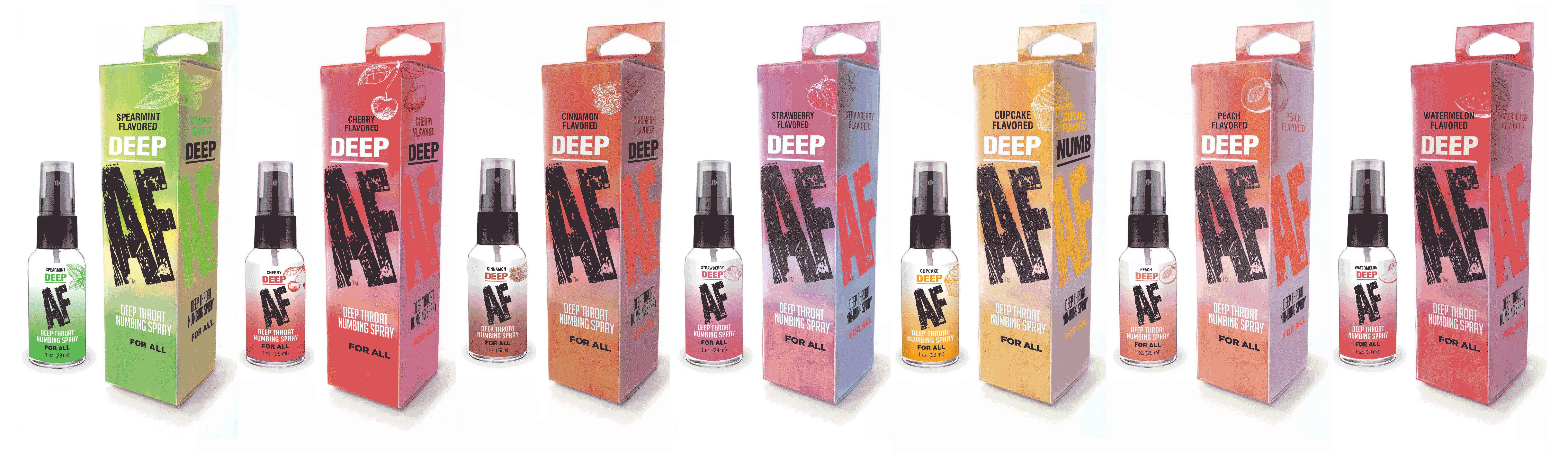 Deep AF Numbing Throat Spray - Cupcake