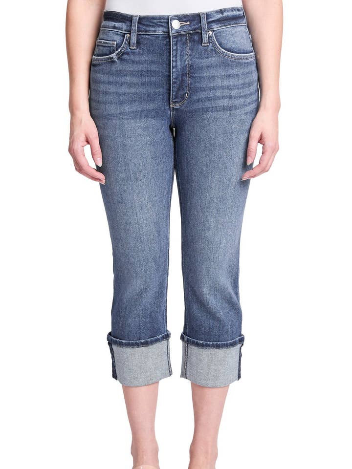 Capri a Vita Alta con Risvolto Taglie Forti per la vendita all'ingrosso da parte di RFM