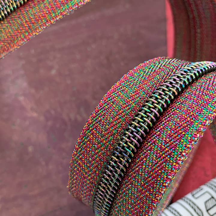 Sassafras Lane Designs – wholesale Hantverkstillbehör – Färgglad dragkedja med iriserande tänder2