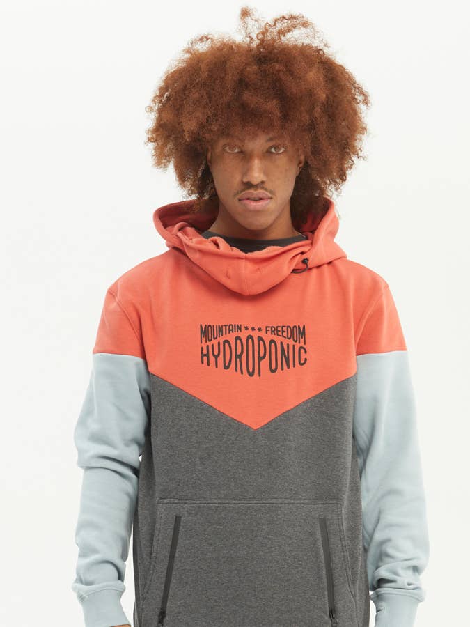 HOODED DH MOUNTAIN 02- Terracotta/Grey/Misty Blue for wholesale by Hydroponic