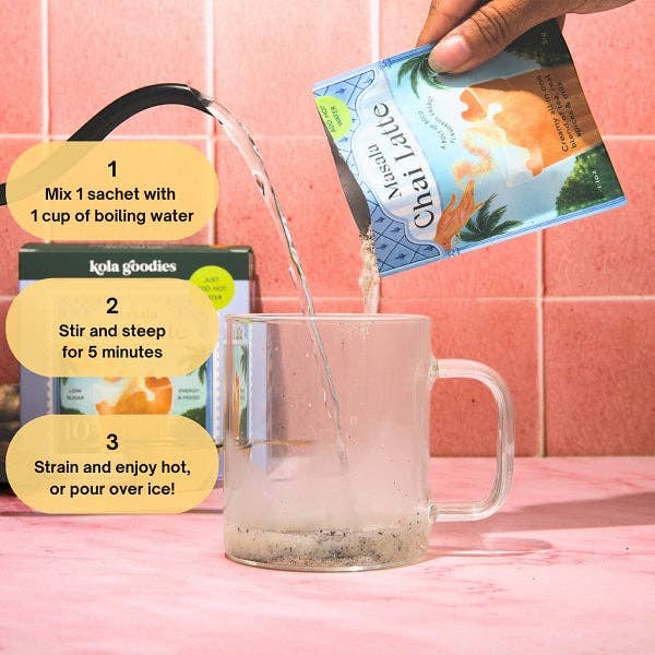 Lazy Girl Chai | Kola Goodies - Wholesale Loose Tea - Masala Chai Latte (5-Pack)2