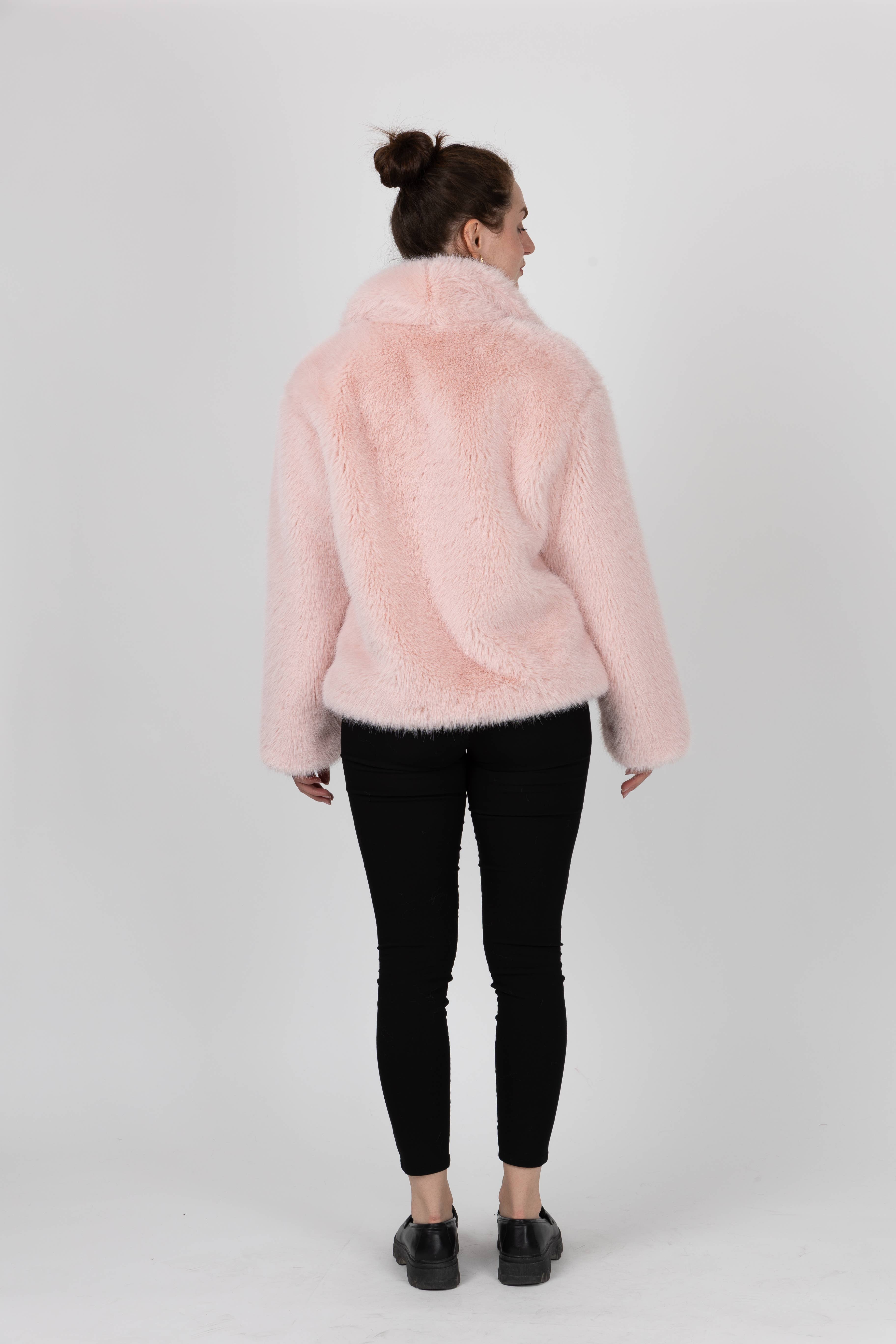 KZELL PARIS - Wholesale Fur/Faux Fur Coat - Women's - SHORT FAUX FUR COAT2