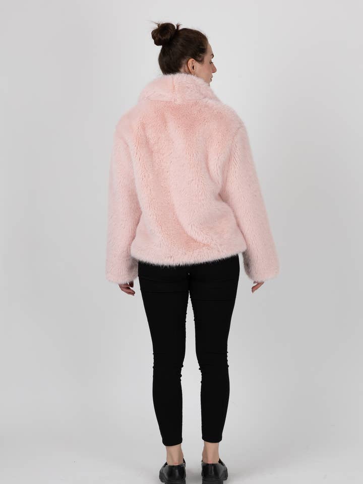 KZELL PARIS - Wholesale Fur/Faux Fur Coat - Women's - SHORT FAUX FUR COAT2