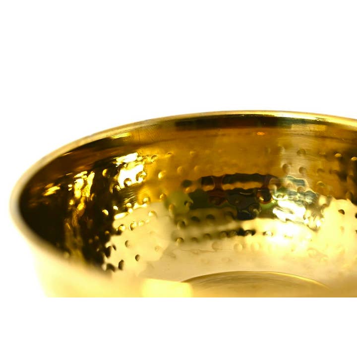 Verve Culture - Wholesale Serve Bowl - Dal Serving Bowl - Hammered Stainless Steel5