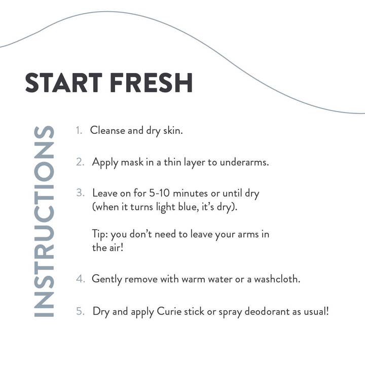 Curie - Wholesale Skincare Face Mask - Armpit Detox Mask5