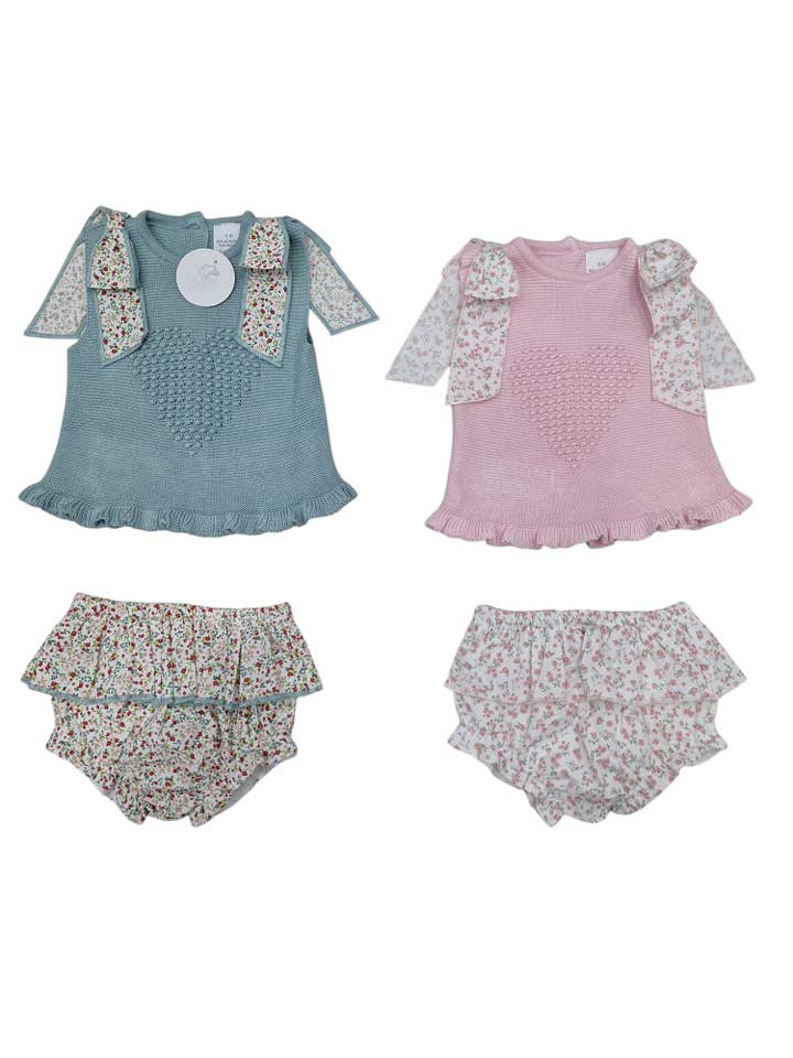 Cotton Socks - Wholesale Clothing Set - Baby - Ref: 820 Set of 2 pieces, Heart theme