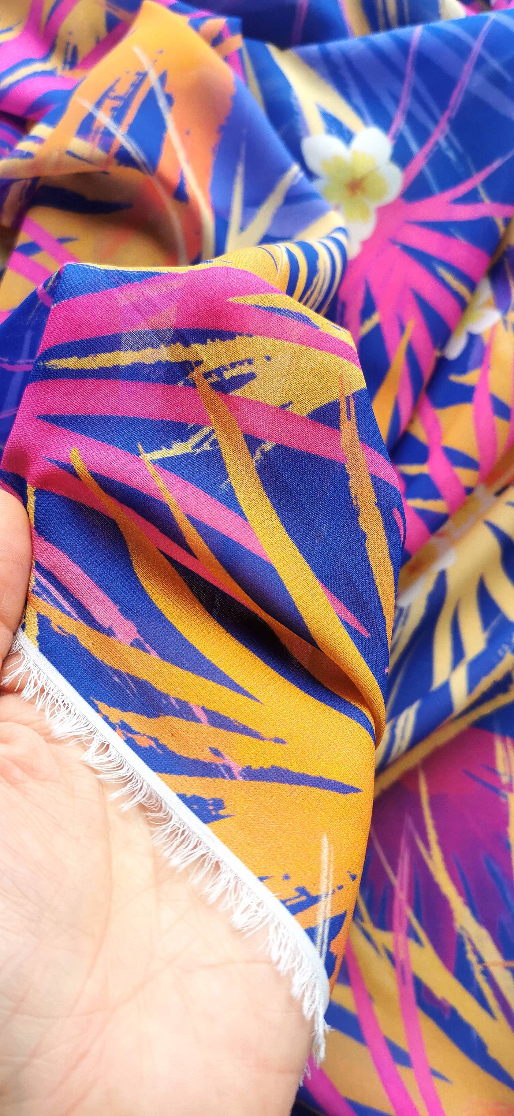 ALDABRA SWIWMEAR - Vendita all'ingrosso Tessuto - Tessuto voile stampato in poliestere esclusivo2