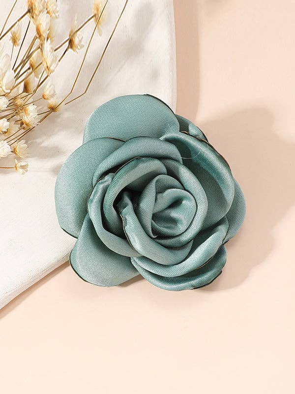 VividLux - Wholesale Brooch - Solid Color Three-Dimensional Flower Brooch Accessories11