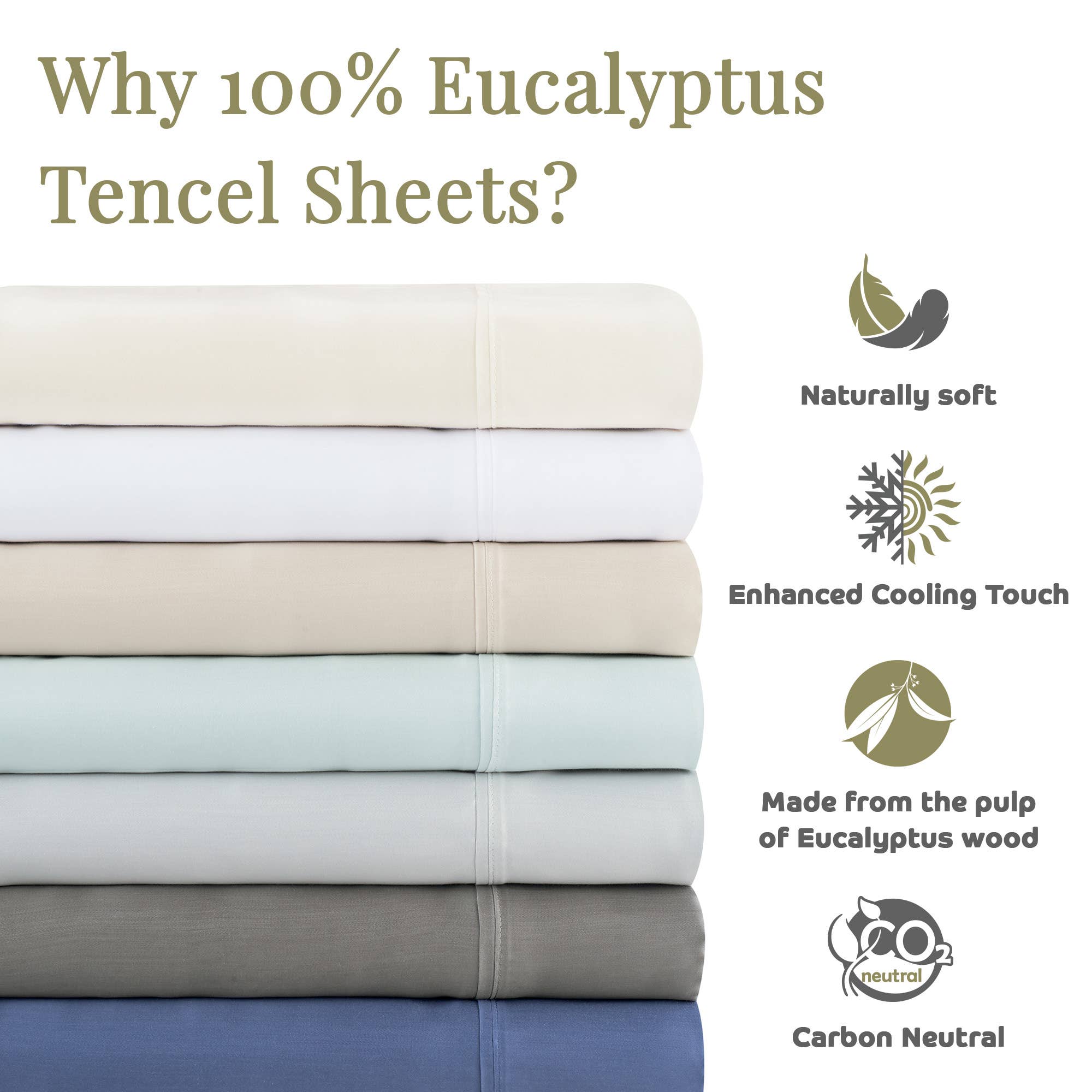 Arkwright Home - Wholesale Sheet Set - Eucalyptus/Tencel Silky Smooth 4 Piece Bed Sheet Set21