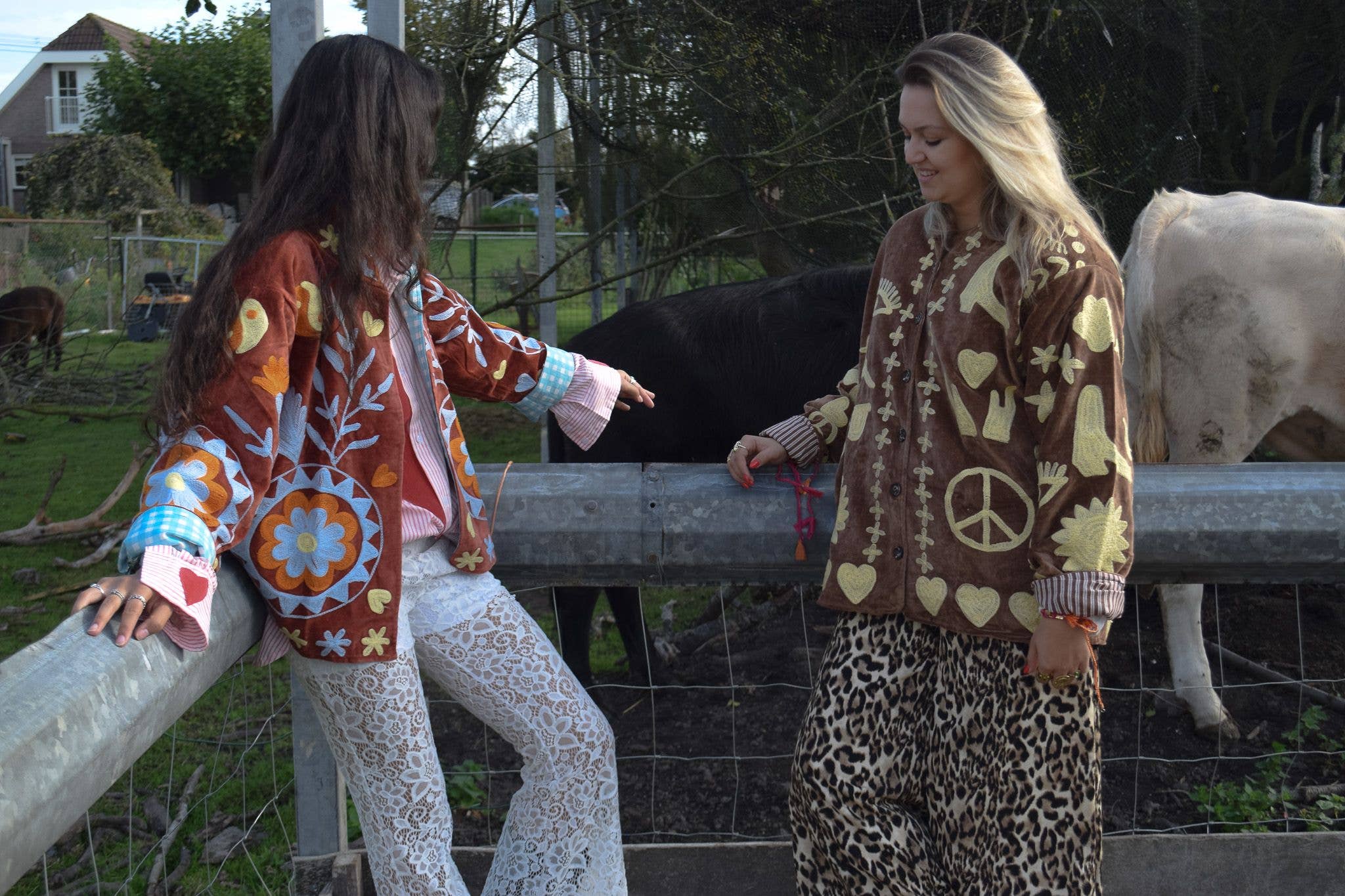 ToutVintage - Vente Veste – femme - Velours brique yingyang11