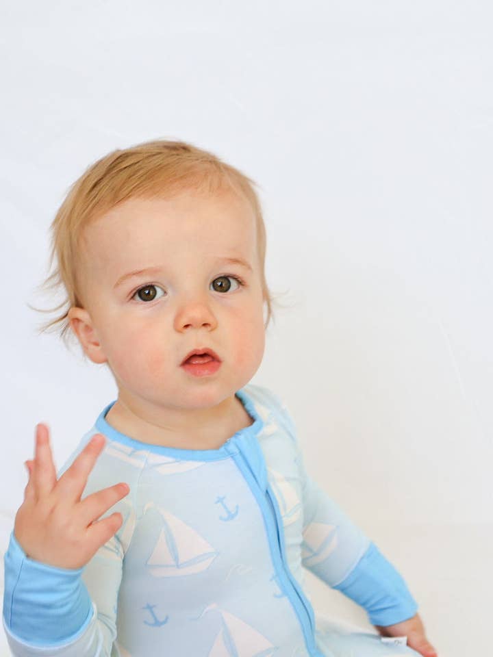 Sleepy Ducks - Wholesale Jumpsuit - Baby - Sail Away Baby Romper1