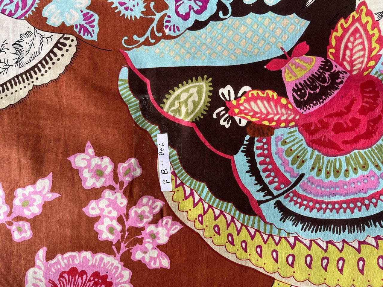 Bhawana Handicrafts - Wholesale Fabric - Traditional Print Fabric Floral Print Cotton Fabric Indian4