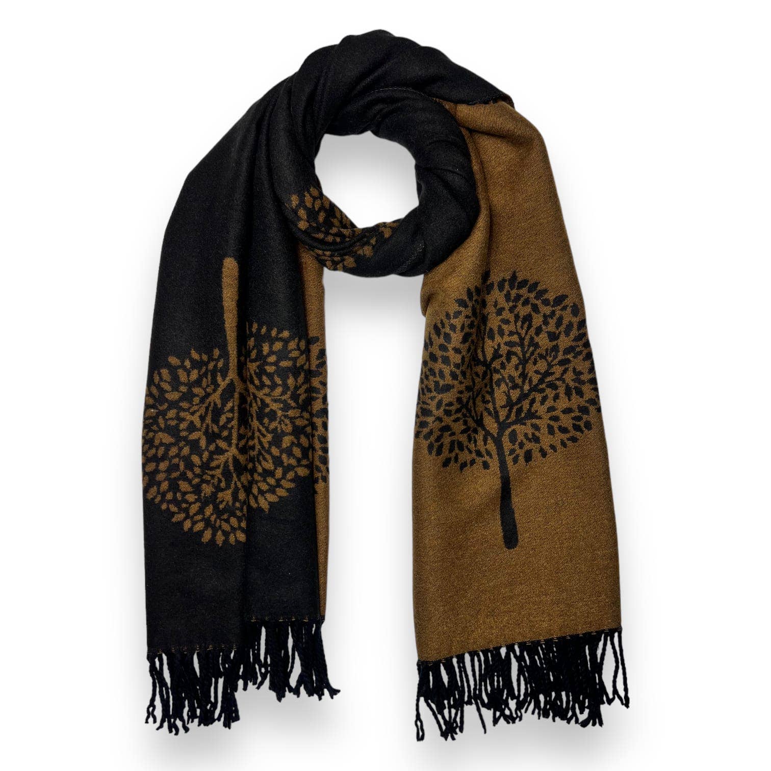 Lili Scarves (US Duty Free) – wholesale Scarf – Women's – Tree of Life Print Cashmere Blend Winter Scarf7