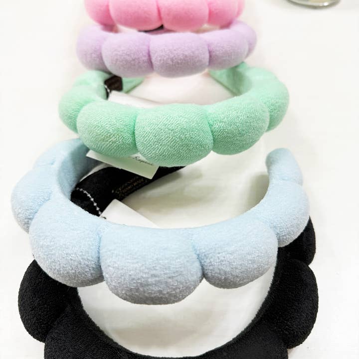 MIX COLOR Fresh Tone of Beauty Care Spa Headband for wholesale on Faire