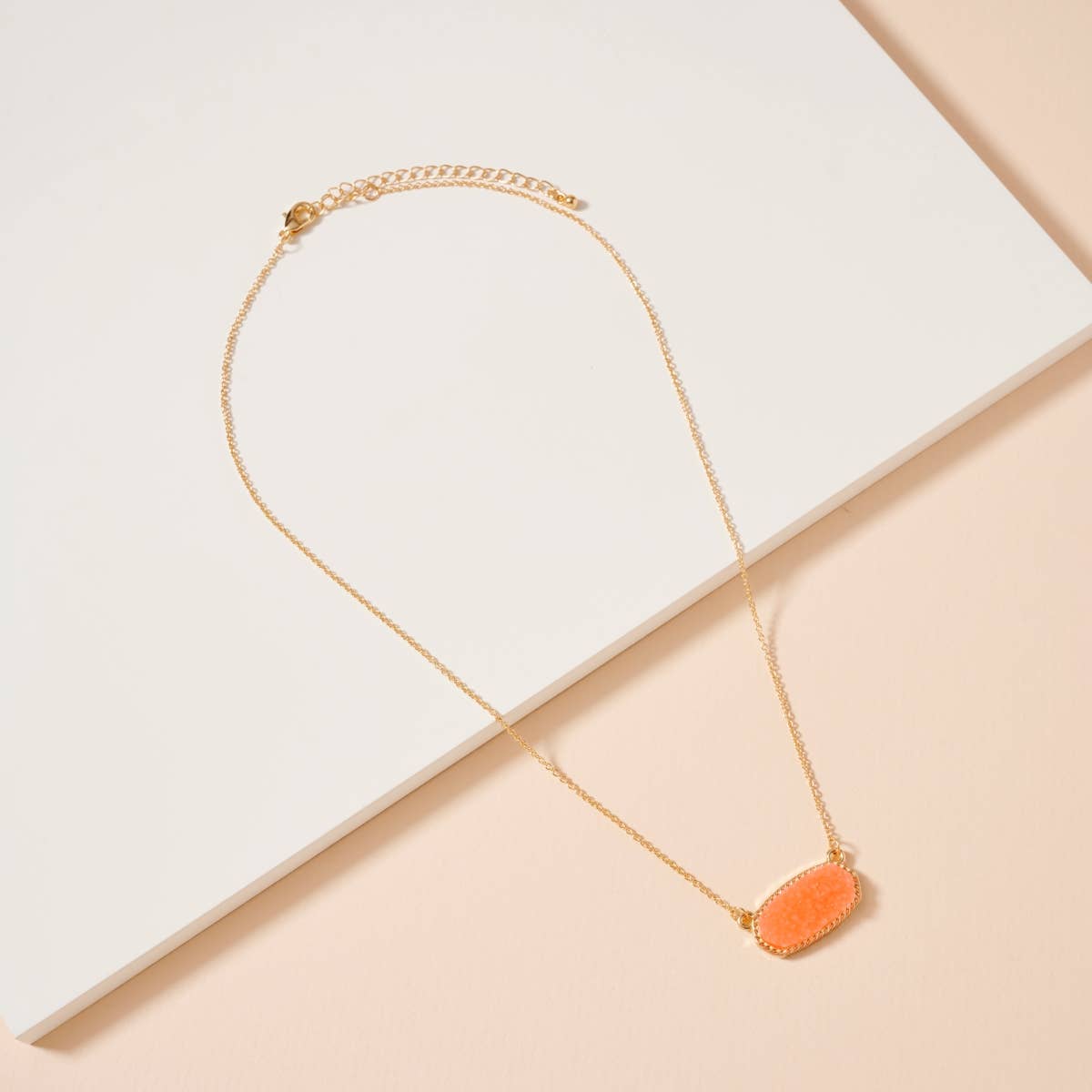 Lilla Haven - Wholesale Pendant/Charm Necklace - Druzy Stone Charm Short Necklace8