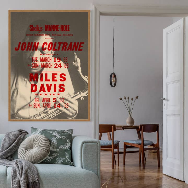 Ink & Drop - Wholesale Poster - John Coltrane Miles Davis Music Poster Print2
