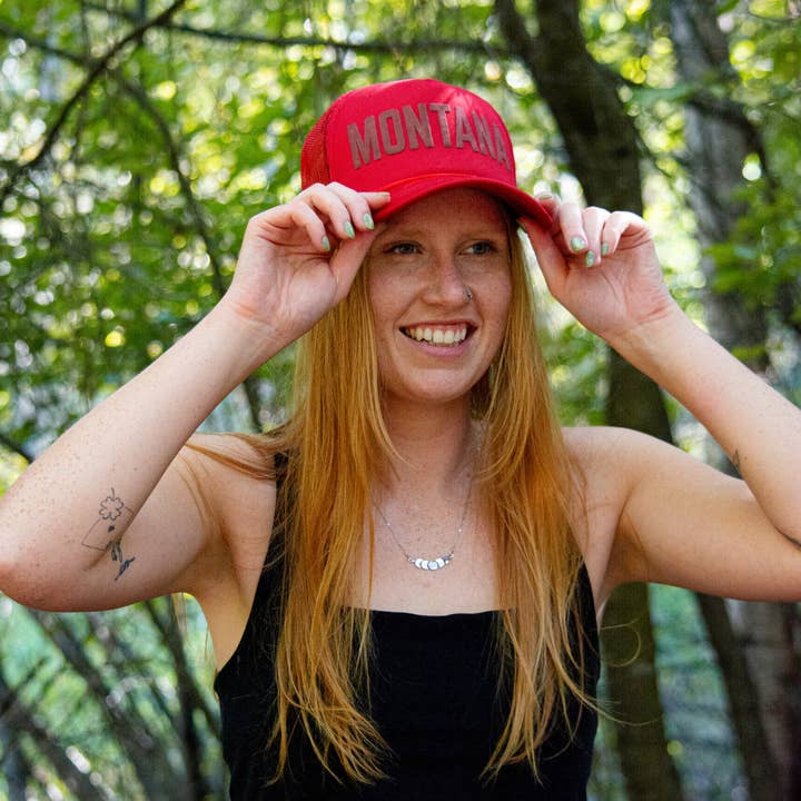 Montana Foam Trucker - Rojo para venta al por mayor de The Montana Scene