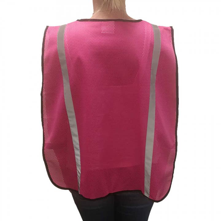 3C Products – wholesale Safety vest – Unisex – SV9170 Hot Pink Cool Mesh Economy Safety Vest - Non-ANSI1