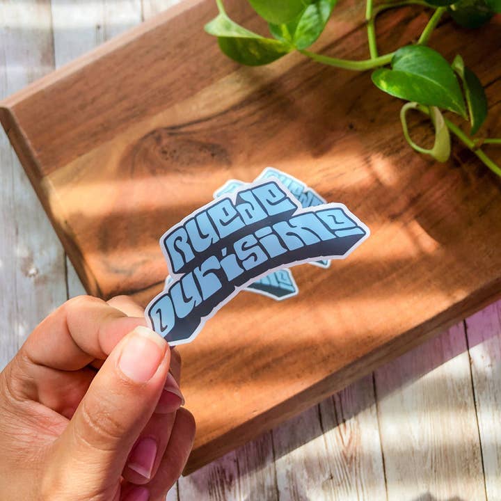 The Nosy Gal - Wholesale Sticker - Ruede Durísimo Waterproof Sticker1