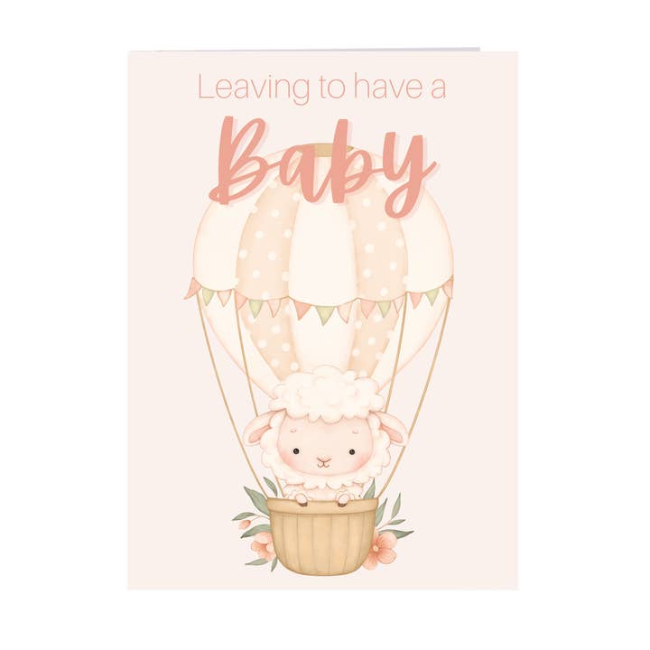 Lil's Cards – Engroshandel Babykort – Forlader for at have et Baby Large Card1