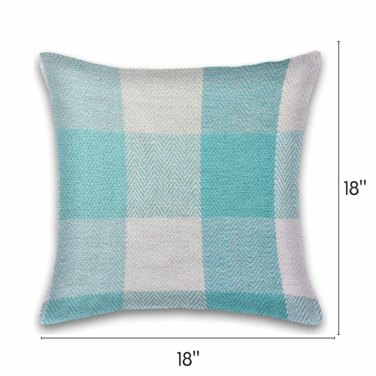 Fabstyles - Wholesale Throw Pillow Cover - Fabstyles Herringbone Check Cotton Pillow Cover3