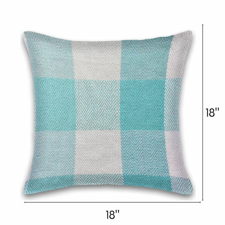 Fabstyles - Wholesale Throw Pillow Cover - Fabstyles Herringbone Check Cotton Pillow Cover3