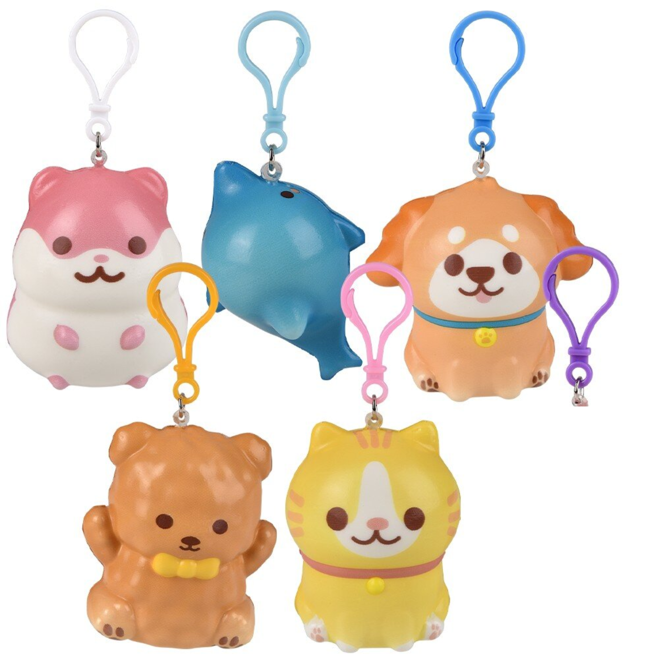 Buddha Yoga - Wholesale Keychain - Kids - Kawaii Animals Squishy Keychain For Kids - Assorted3