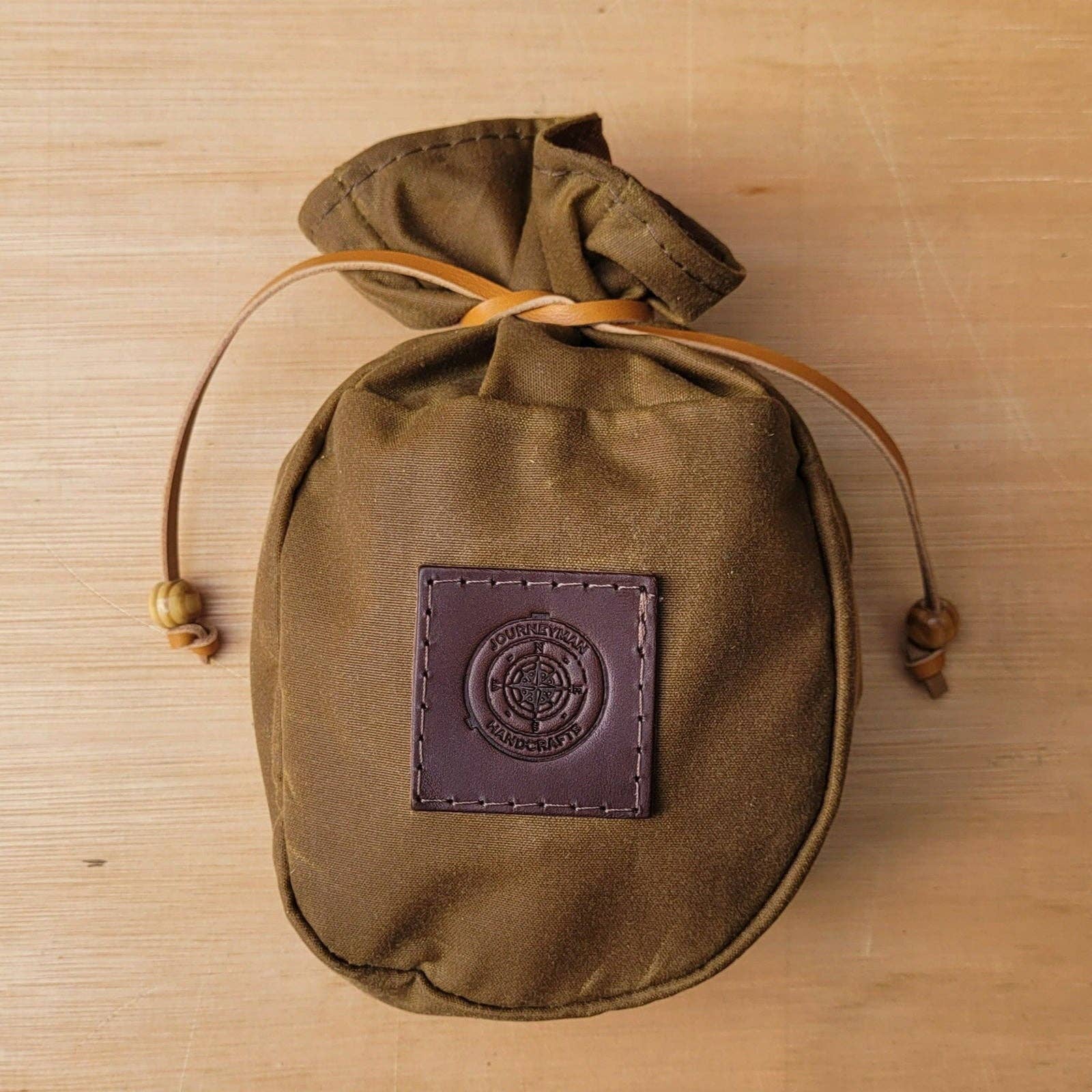 Journeyman Handcraft – Engroshandel Posetaske – unisex – Vokslærred Kaffepose13