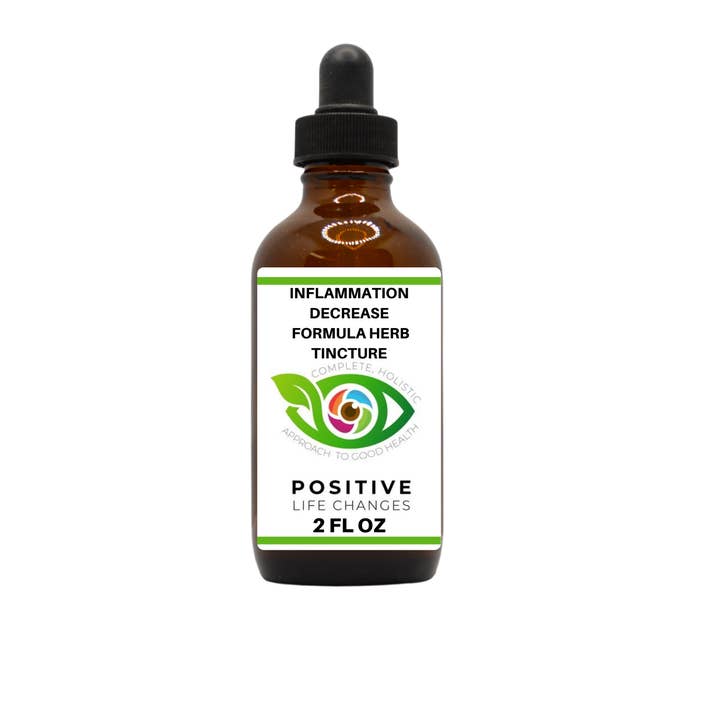 Inflammation Decrease Herbal Formula Tincture for wholesale by Positive Life Changes, LLC
