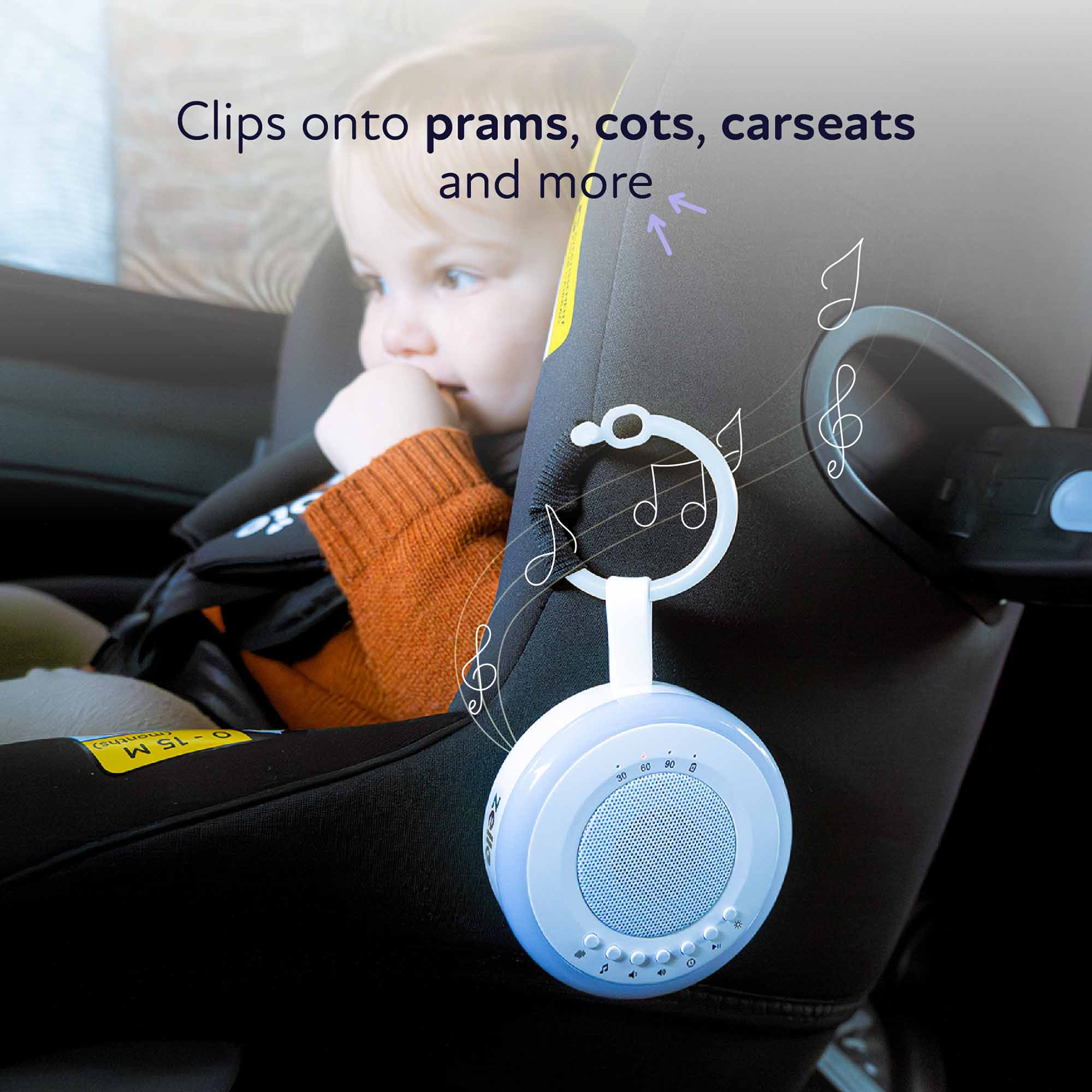 Hippychick - Vente Machines à bruit blanc - Zello - Machine à bruit blanc portable1