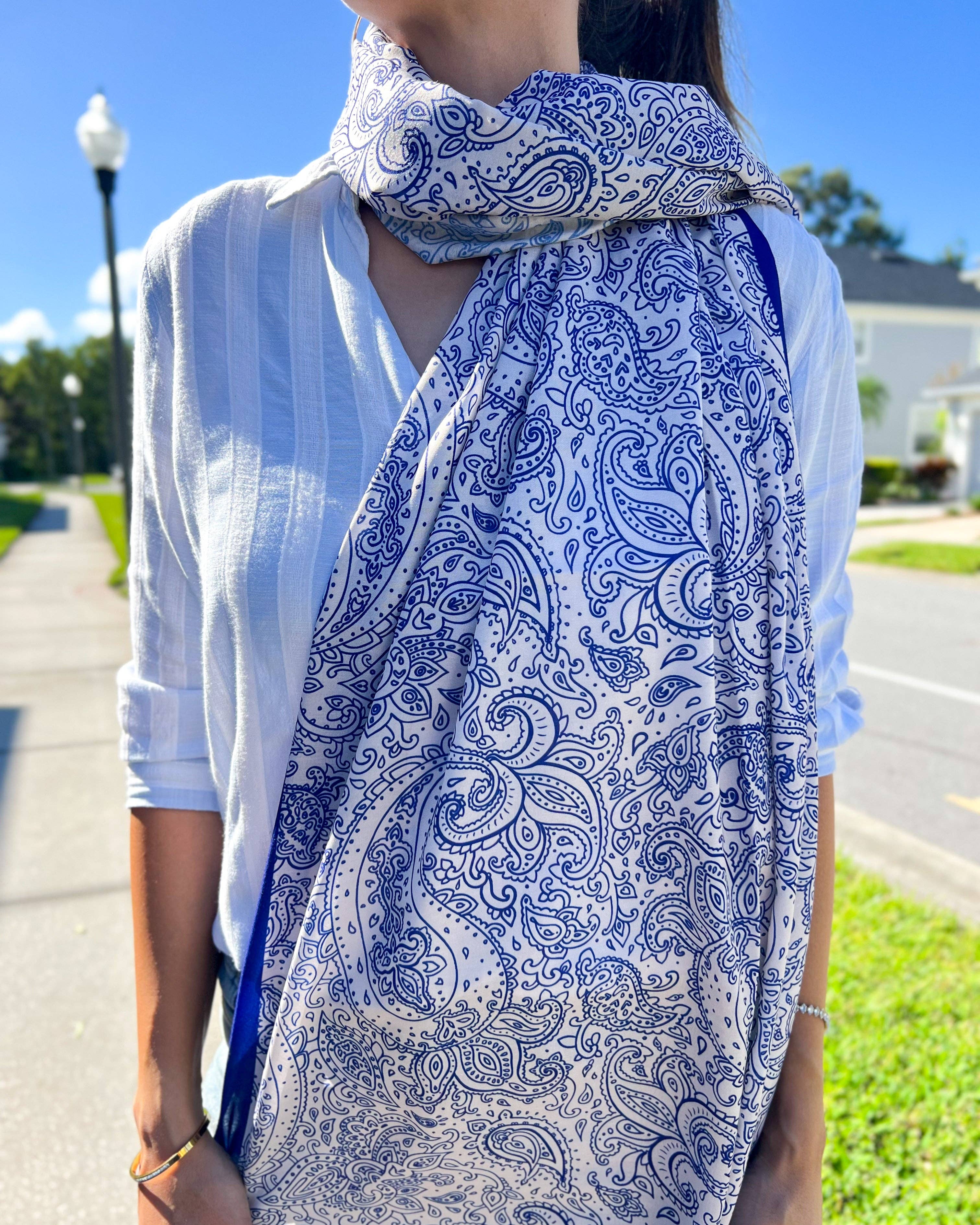 Umays Boho - Wholesale Wrap – Women's - Paisly Wrap, Silky Shawl, Artisan Shawl